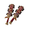 Dual macuahuitl