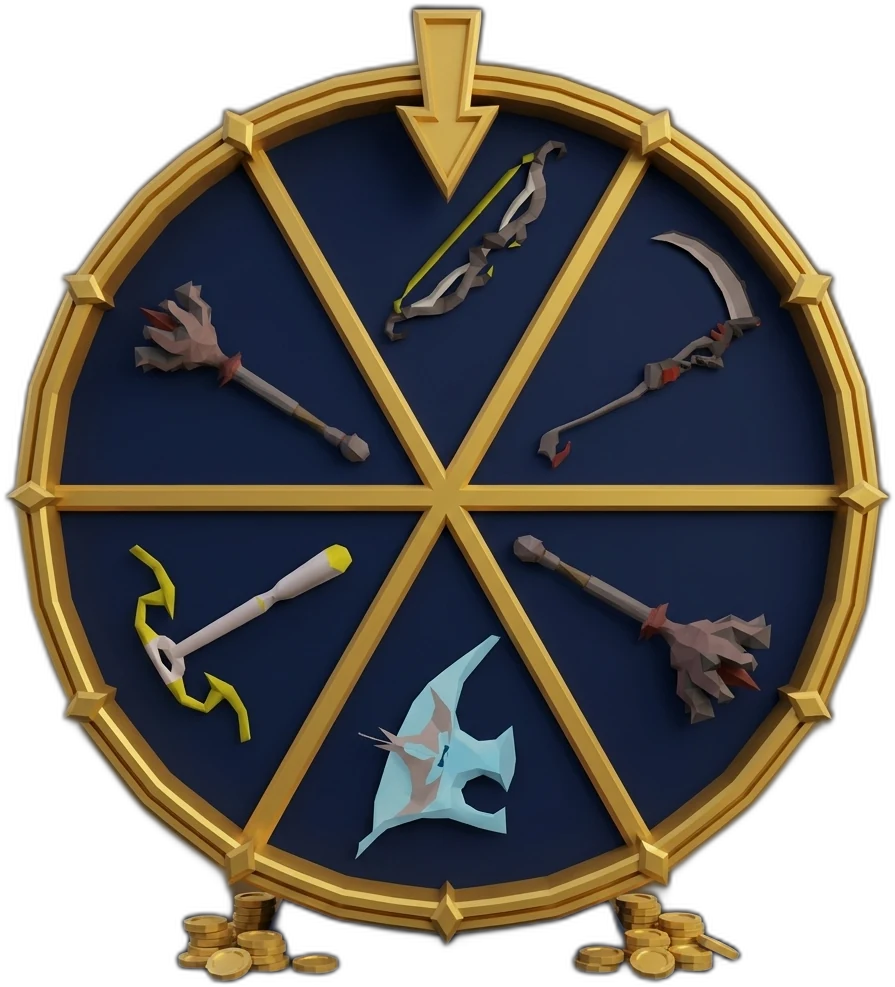 Probemas raffle prize wheel