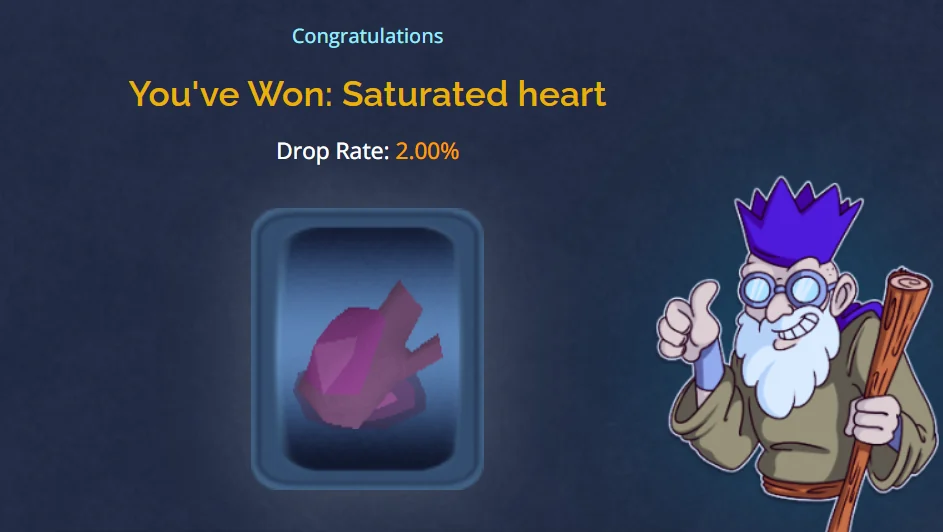 Member win — Saturated heart