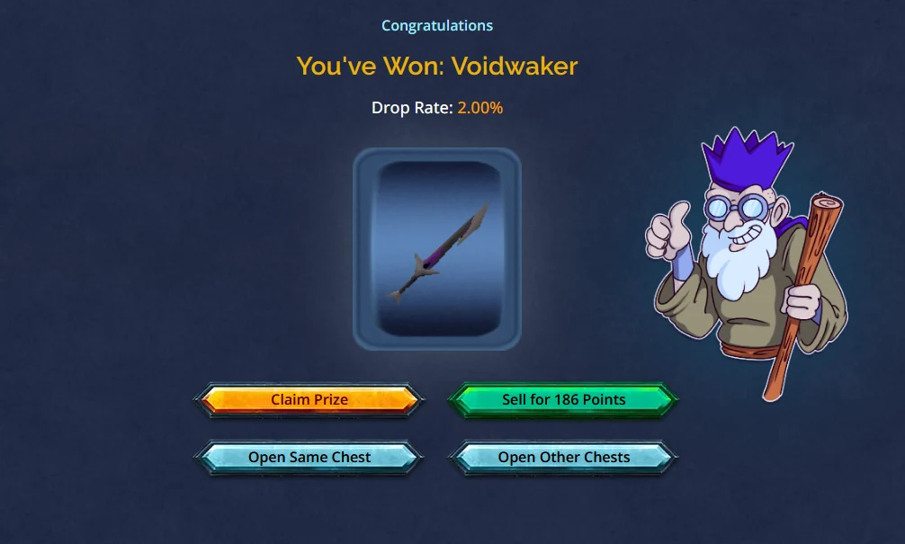 Member win — Voidwaker